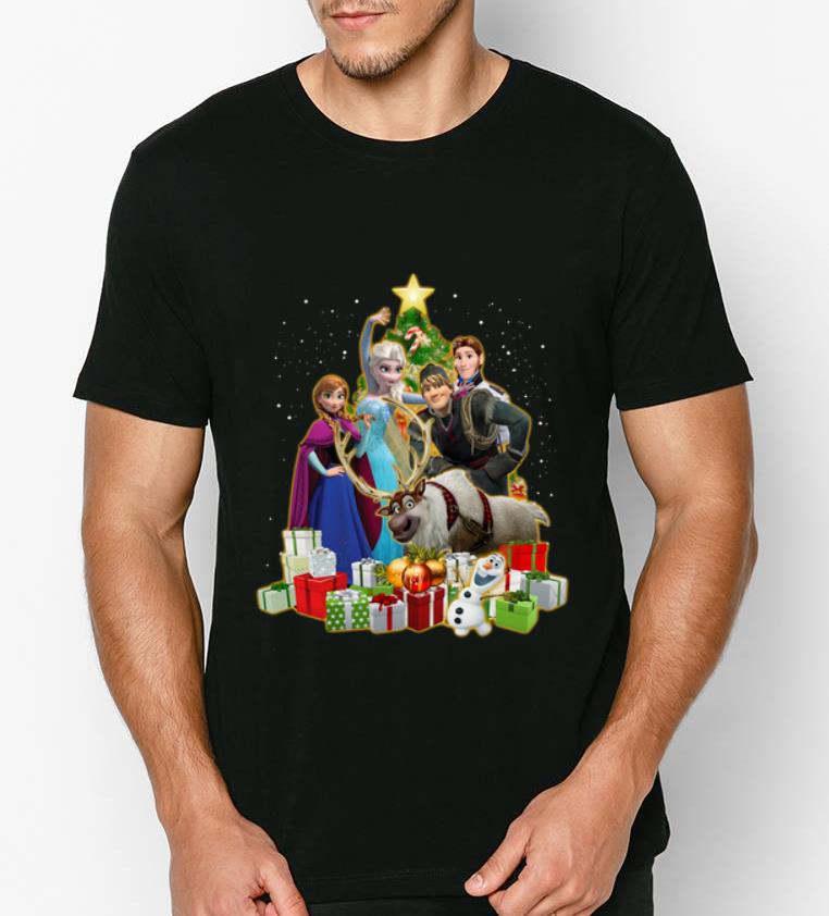 Hot Disney Frozen Characters Christmas Tree shirt 4 - Hot Disney Frozen Characters Christmas Tree shirt