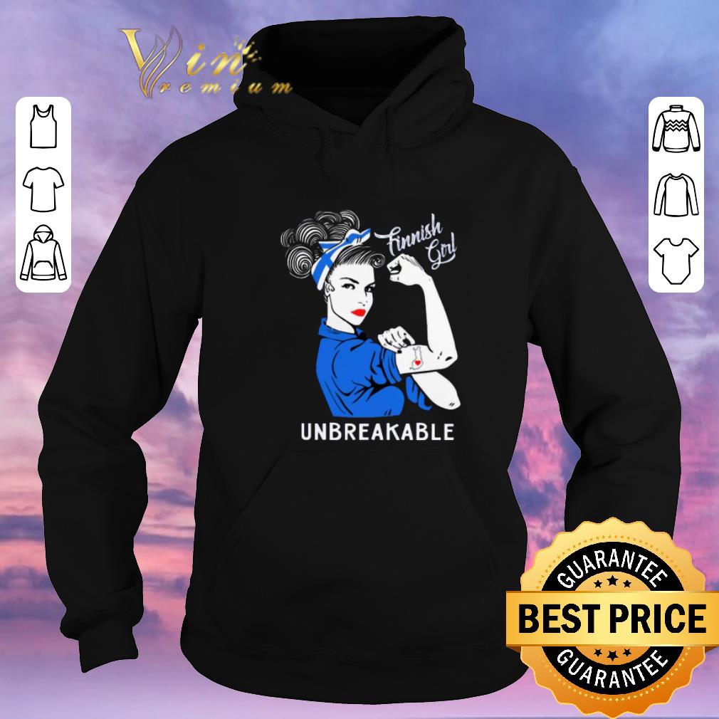 Hot Finnish Girl Unbreakable Finland Flag shirt sweater 4 - Hot Finnish Girl Unbreakable Finland Flag shirt sweater