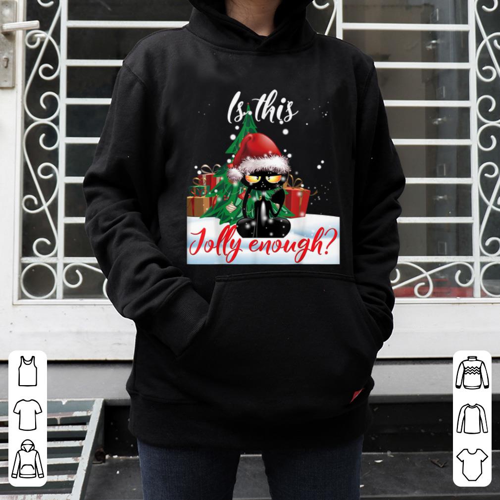 Hot Is This Jolly Enough Grumpy Black Cat Christmas Lights gifts shirt 4 - Hot Is This Jolly Enough Grumpy Black Cat Christmas Lights gifts shirt