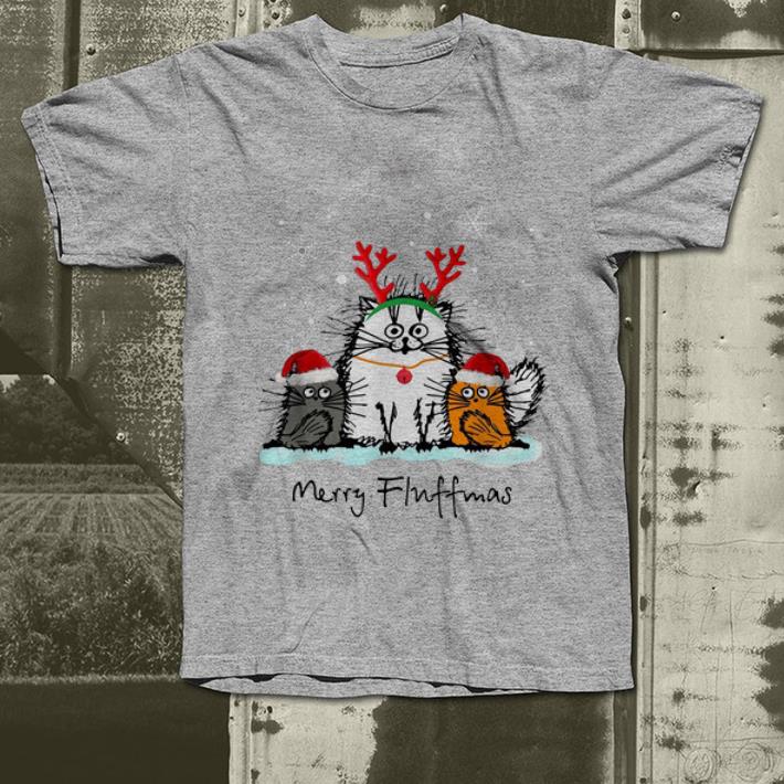 Hot Merry Christmas Merry Fluffmas Cat Lover shirt 4 - Hot Merry Christmas Merry Fluffmas Cat Lover shirt