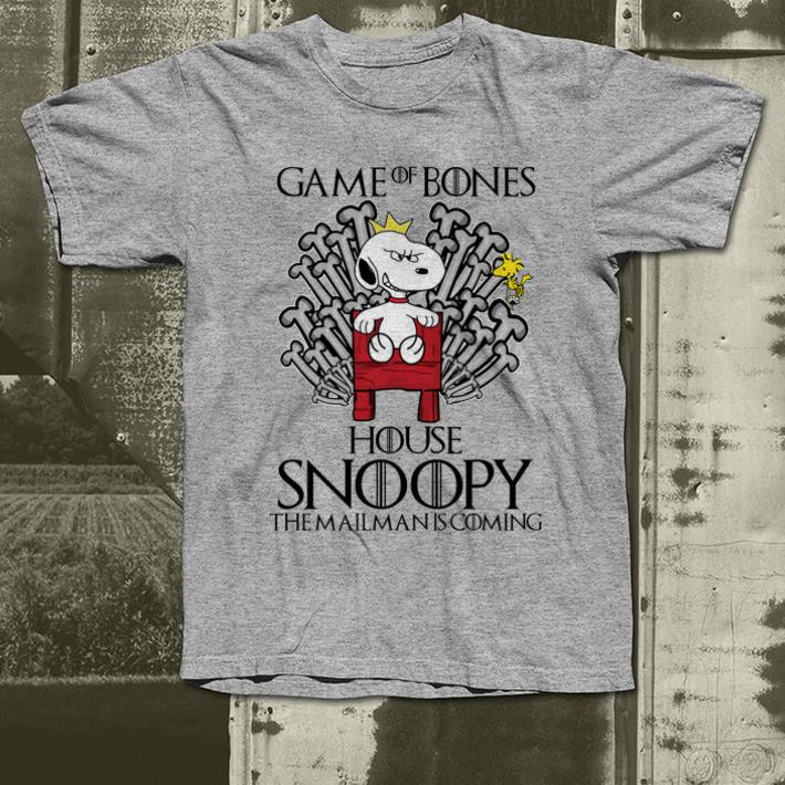 Hot The Mailman Is Coming Game Of Bones House Snoopy shirt 4 - Hot The Mailman Is Coming Game Of Bones House Snoopy shirt
