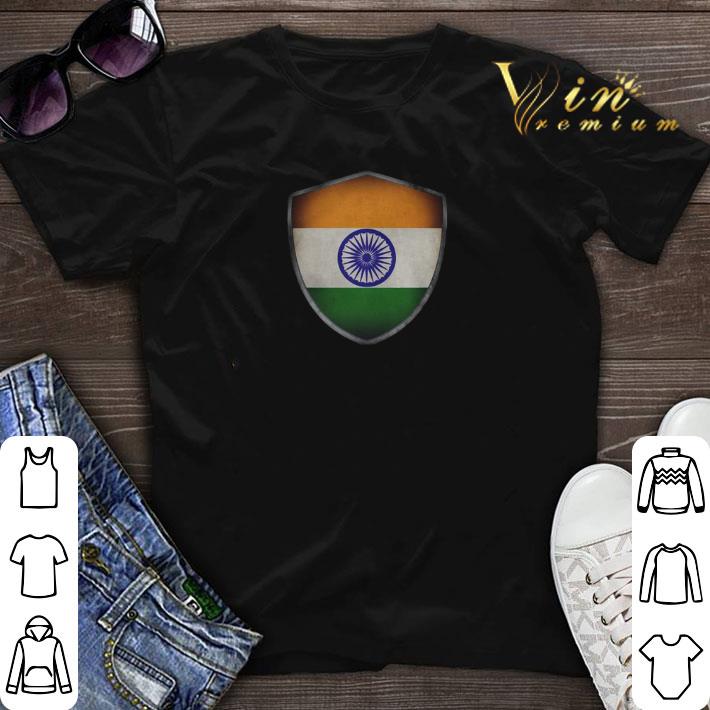 India Flag and Starry Nights Shield shirt sweater 1 - India Flag and Starry Nights Shield shirt sweater