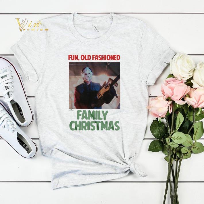 Jason Voorhees fun old fashioned family Christmas shirt Jason Voorhees fun old fashioned family Christmas shirt 4 - Jason Voorhees fun old fashioned family Christmas shirt