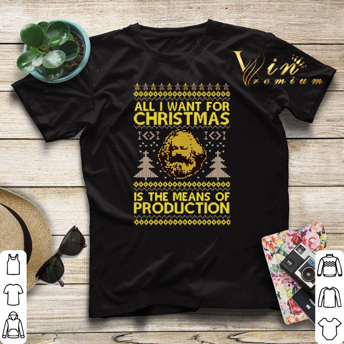 Karl Marx All i want for Christmas is the means of production shirt sweater 4 - Karl Marx All i want for Christmas is the means of production shirt sweater