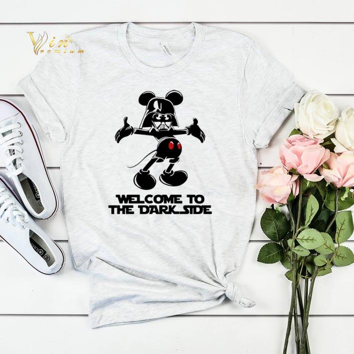 Mickey Darth Vader welcome to the dark side shirt sweater 4 - Mickey Darth Vader welcome to the dark side shirt sweater