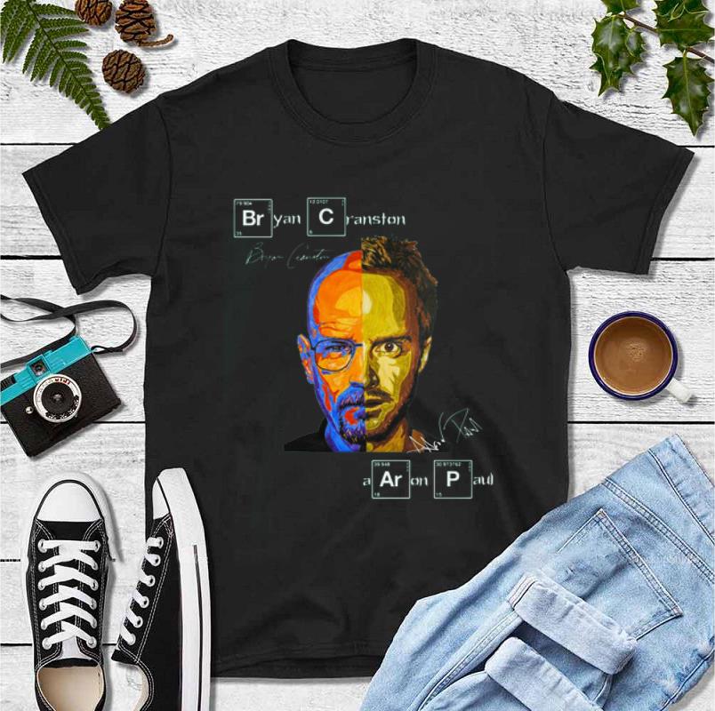 Nice Breaking Bad Bryan Cranston Aaron Paul signatures shirt 4 - Nice Breaking Bad Bryan Cranston Aaron Paul signatures shirt