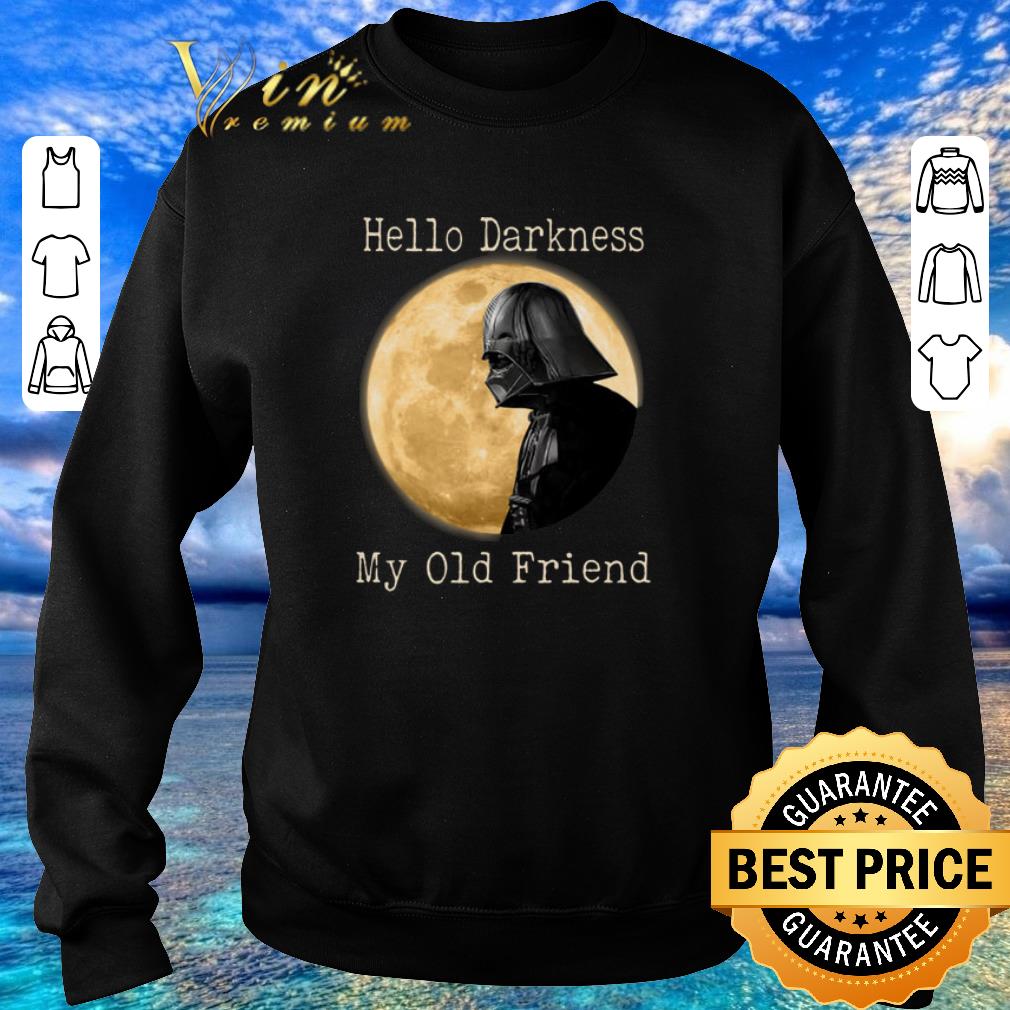Nice Darth Vader moon Hello darkness my old friend shirt sweater 4 - Nice Darth Vader moon Hello darkness my old friend shirt sweater