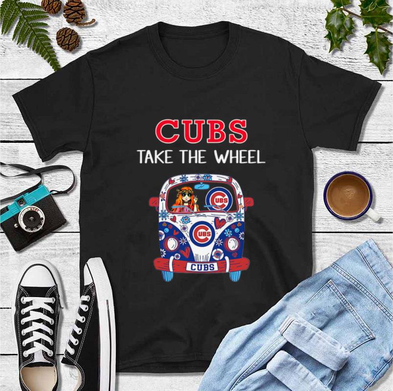 Nice Hippie Car Cubs take the wheel shirt 4 - Nice Hippie Car Cubs take the wheel shirt