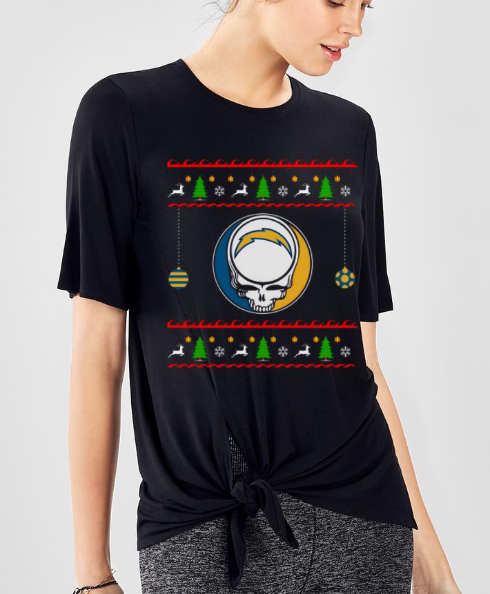 Nice Los Angeles Charger Christmas Ugly Sweater Skull shirt 4 - Nice Los Angeles Charger Christmas Ugly Sweater Skull shirt