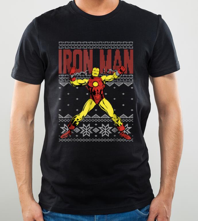 Nice Marvel Iron Man Ugly Christmas Sweater Graphic shirt 4 - Nice Marvel Iron Man Ugly Christmas Sweater Graphic shirt