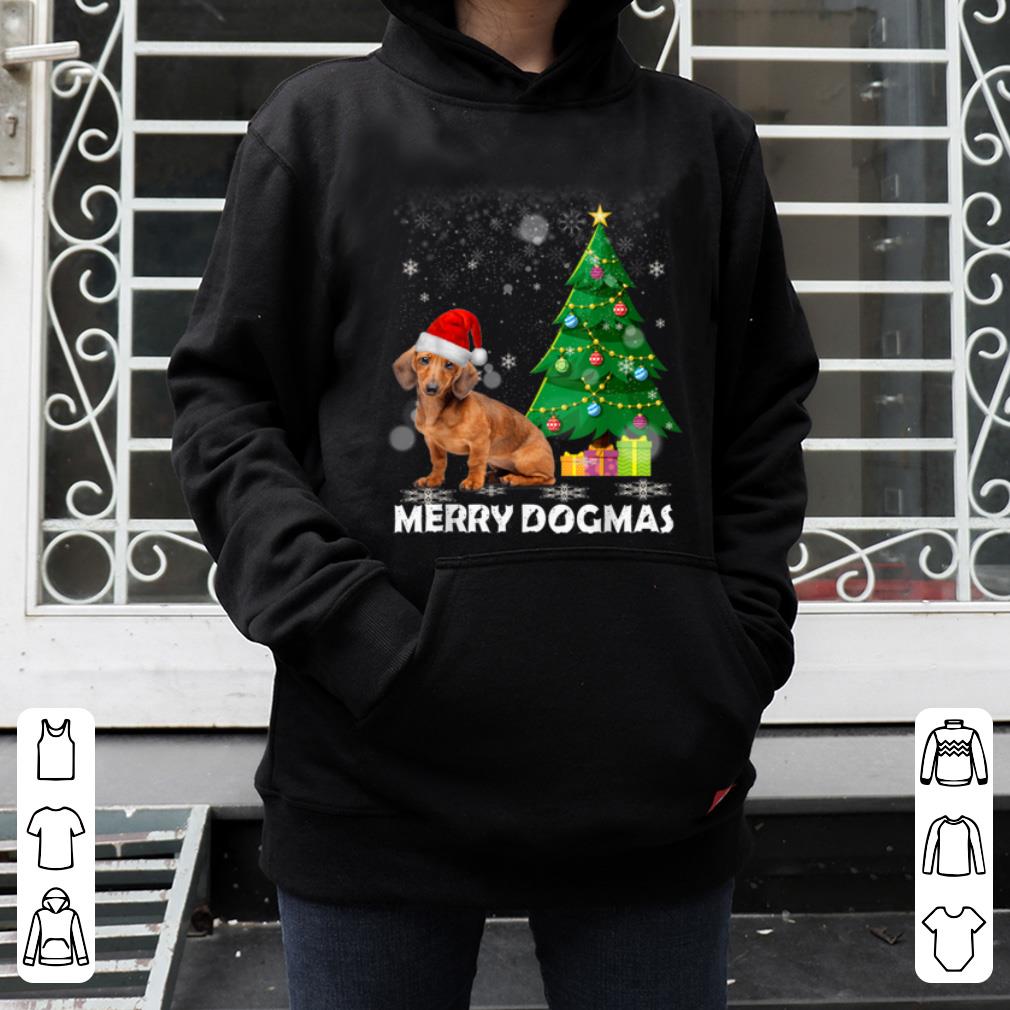 Nice Merry Dogmas Dachshund Christmas dog decor Xmas tree shirt 4 - Nice Merry Dogmas Dachshund Christmas dog decor Xmas tree shirt