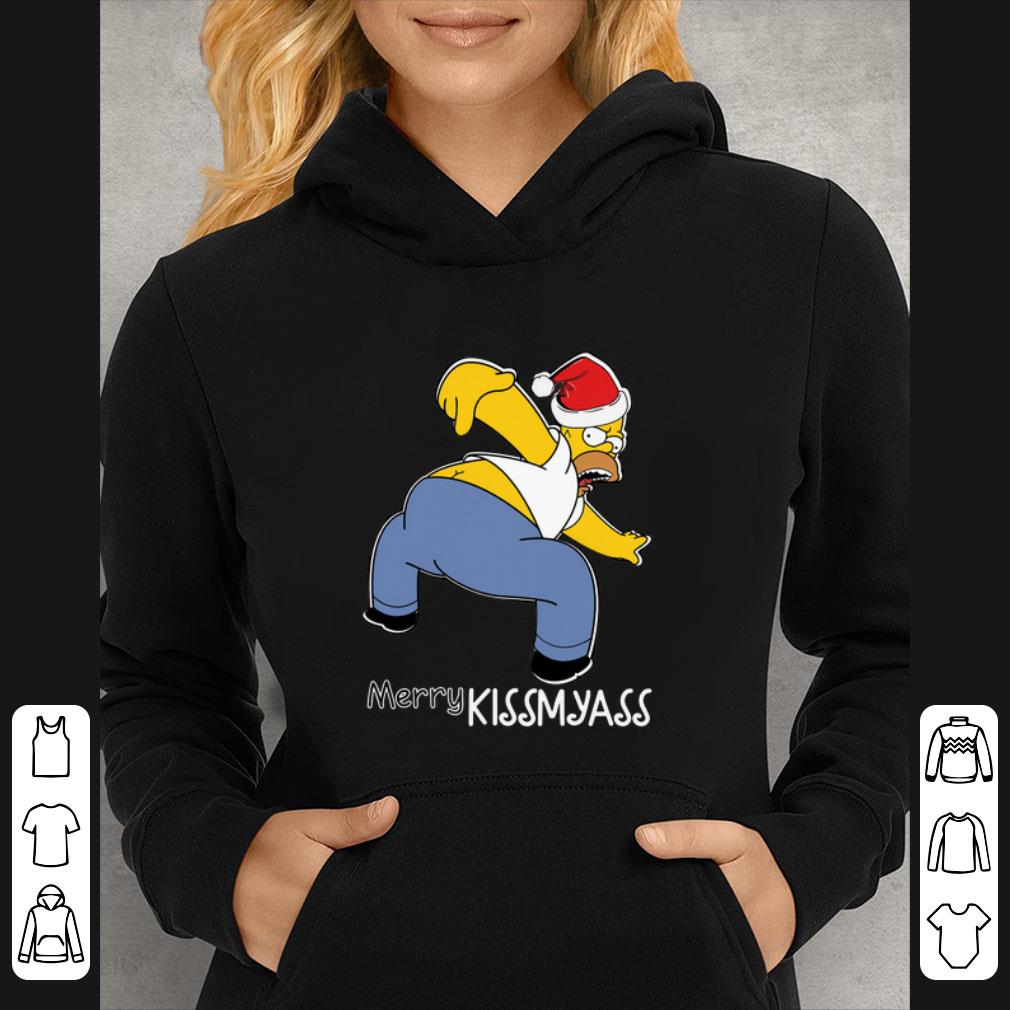 Nice Merry Kissmyass Santa Simpsons shirt 4 - Nice Merry Kissmyass Santa Simpsons shirt