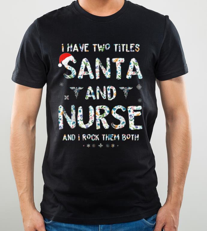 Nice Nice Christmas Santa Nurse Rocking X mas Design Gift shirt 4 - Nice Nice Christmas Santa Nurse Rocking X mas Design Gift shirt