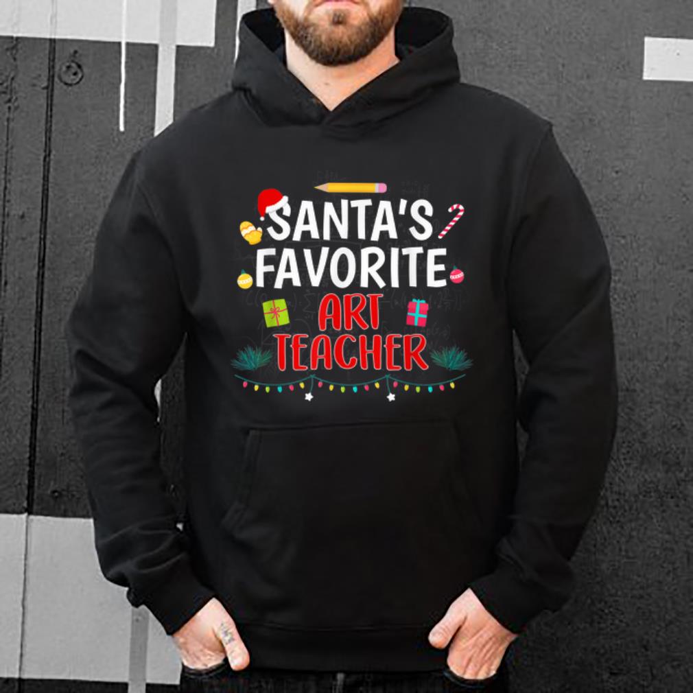 Nice Santa s Favorite Art Teacher Costume Christmas Gift shirt 4 - Nice Santa's Favorite Art Teacher Costume Christmas Gift shirt