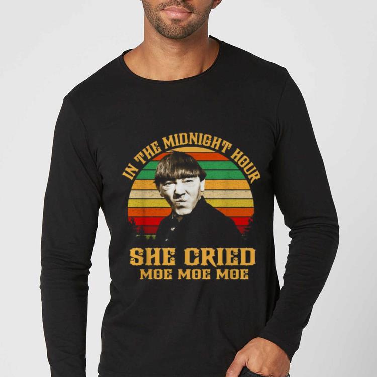 Nice Three Stooges in the midnight hour she cried moe moe moe vintage shirt 4 - Nice Three Stooges in the midnight hour she cried moe moe moe vintage shirt
