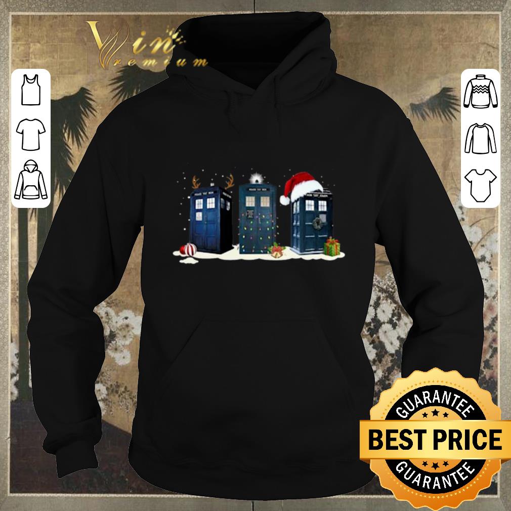 Official Doctor Who Police Box Christmas shirt sweater 4 - Official Doctor Who Police Box Christmas shirt sweater