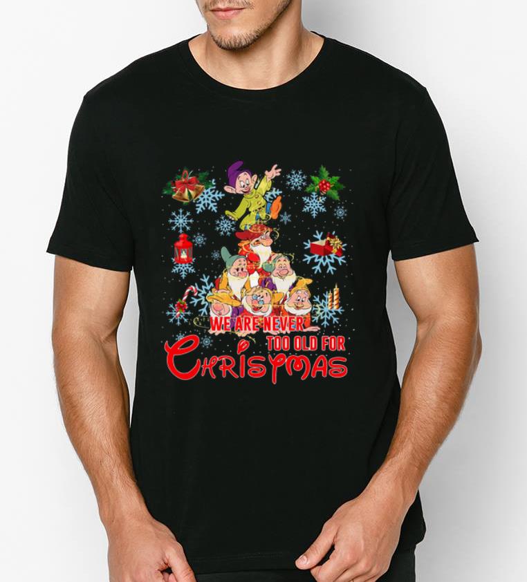 Official Grumpy Christmas Tree We Are Never Too Old For Christmas shirt 4 - Official Grumpy Christmas Tree We Are Never Too Old For Christmas shirt