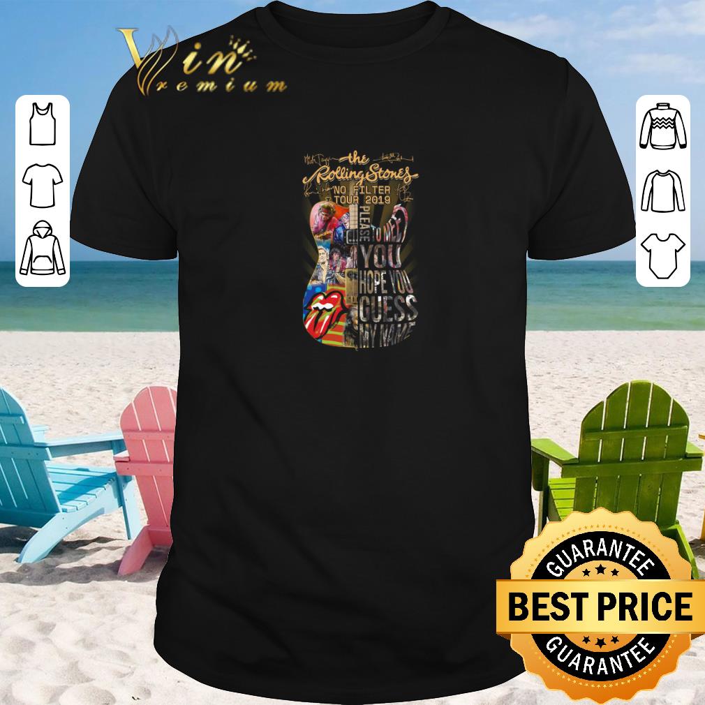 Official Guitar The Rolling Stones no filter tour 2019 signatures shirt sweater 2019 1 - Official Guitar The Rolling Stones no filter tour 2019 signatures shirt sweater 2019