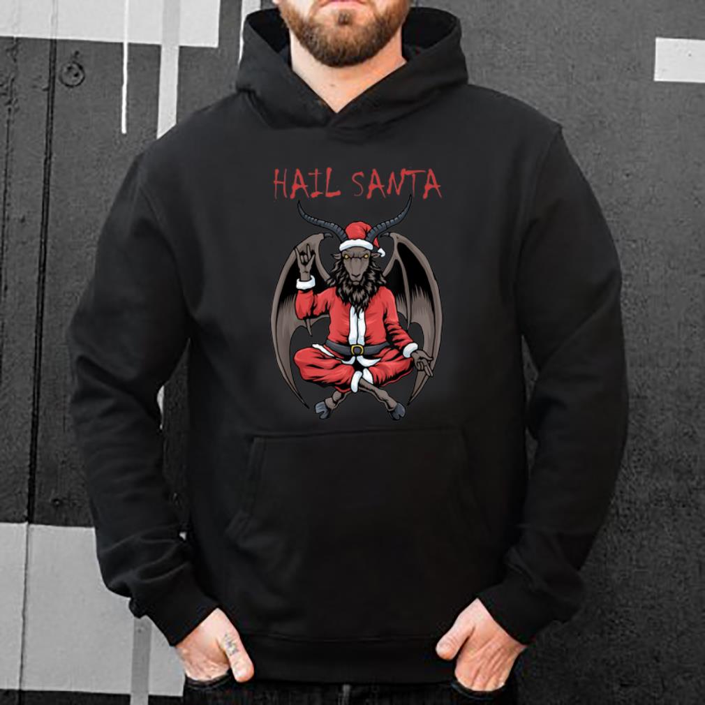 Official Hail Santa Satanism Goat Christmas shirt 4 - Official Hail Santa Satanism Goat Christmas shirt