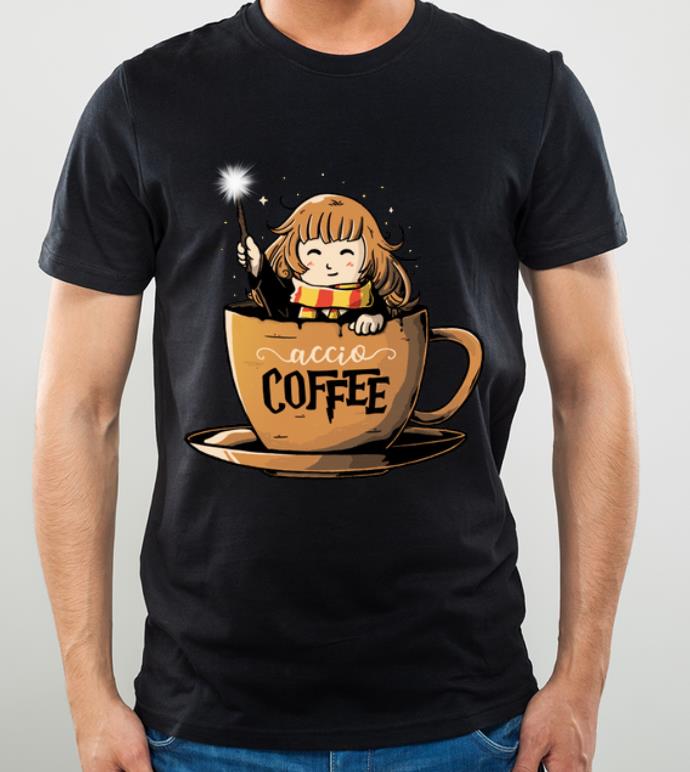 Official Harry Potter accio coffee shirt 4 - Official Harry Potter accio coffee shirt
