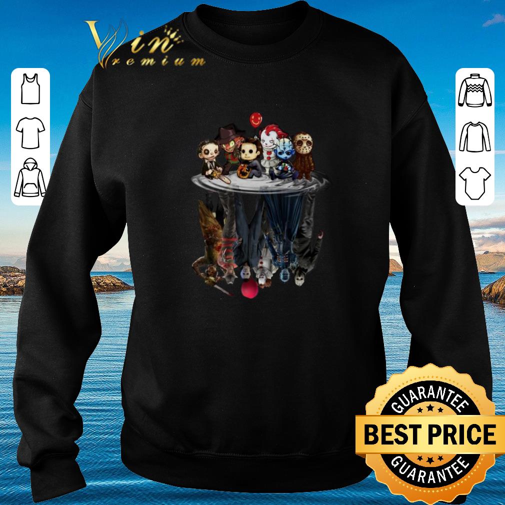 Official Horror movie characters water mirror reflection Halloween shirt 2020 4 - Official Horror movie characters water mirror reflection Halloween shirt 2020