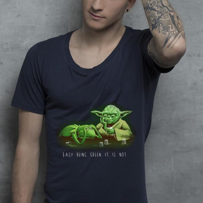 Official Kermit The Frog Yoda Easy Being Green It Is Not shirt 4 - Official Kermit The Frog Yoda Easy Being Green It Is Not shirt