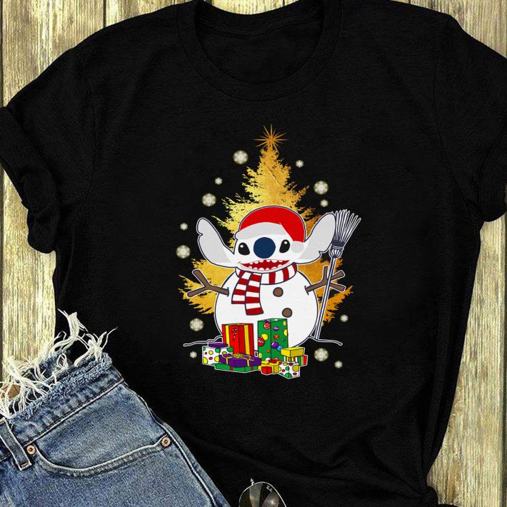 Official Make Snowman Christmas Tree Santa Stitch shirt 4 - Official Make Snowman Christmas Tree Santa Stitch shirt
