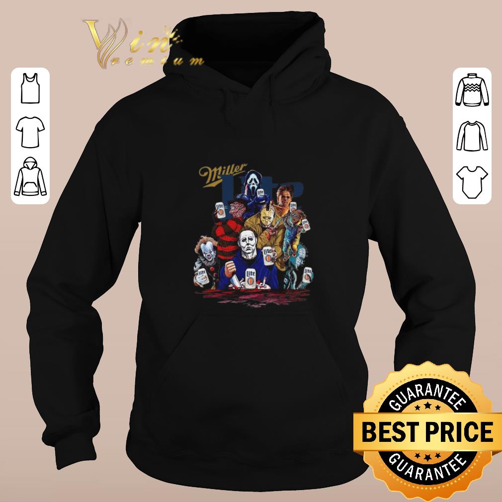 Official Miller Lite Horror film characters shirt sweater Official Miller Lite Horror film characters shirt sweater 4 - Official Miller Lite Horror film characters shirt sweater