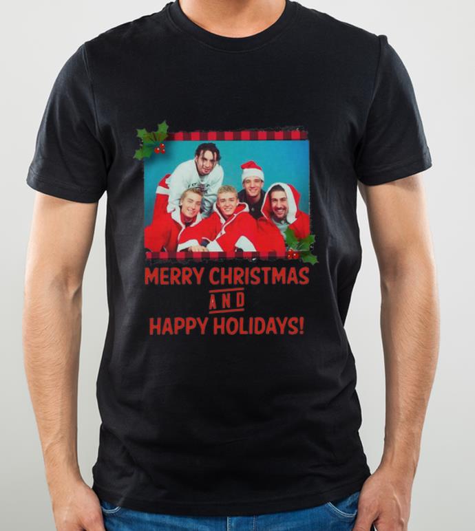 Official NSYNC Merry Christmas And Happy Holidays shirt 4 - Official NSYNC Merry Christmas And Happy Holidays shirt