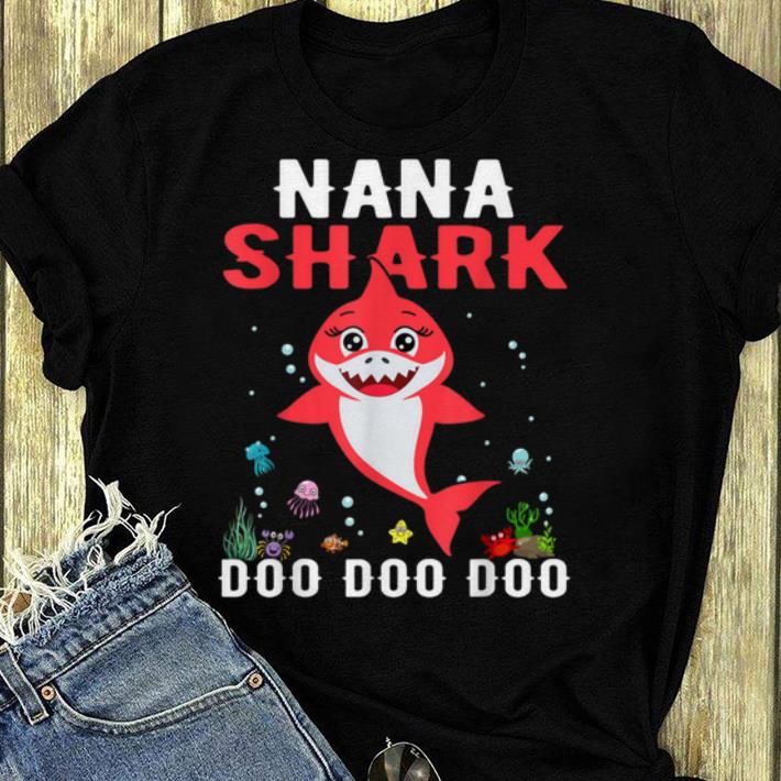 Official Nana Shark Mother Grandma Halloween Christmas shirt 4 - Official Nana Shark Mother Grandma Halloween Christmas shirt