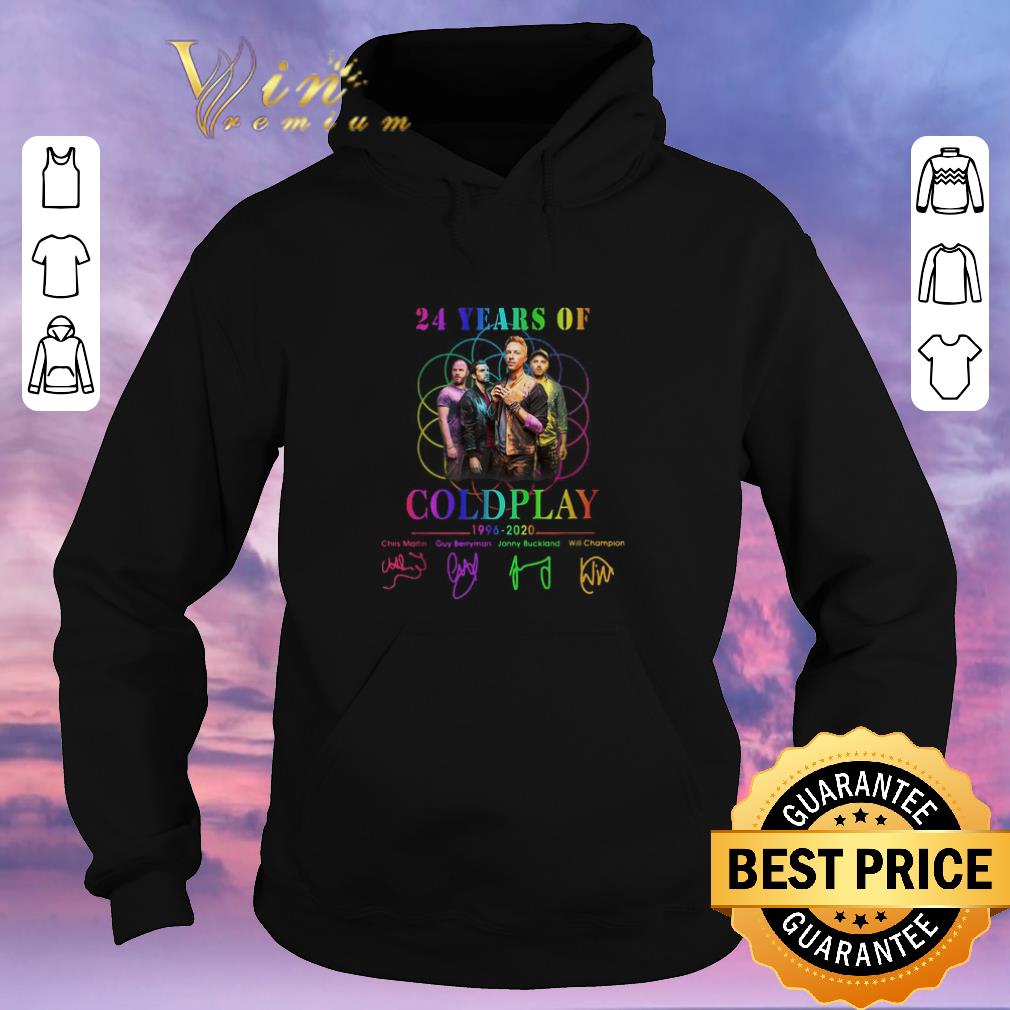 Official Signatures 24 years of Coldplay 1996-2020 shirt Official Signatures 24 years of Coldplay 1996 2020 shirt 4 - Official Signatures 24 years of Coldplay 1996-2020 shirt