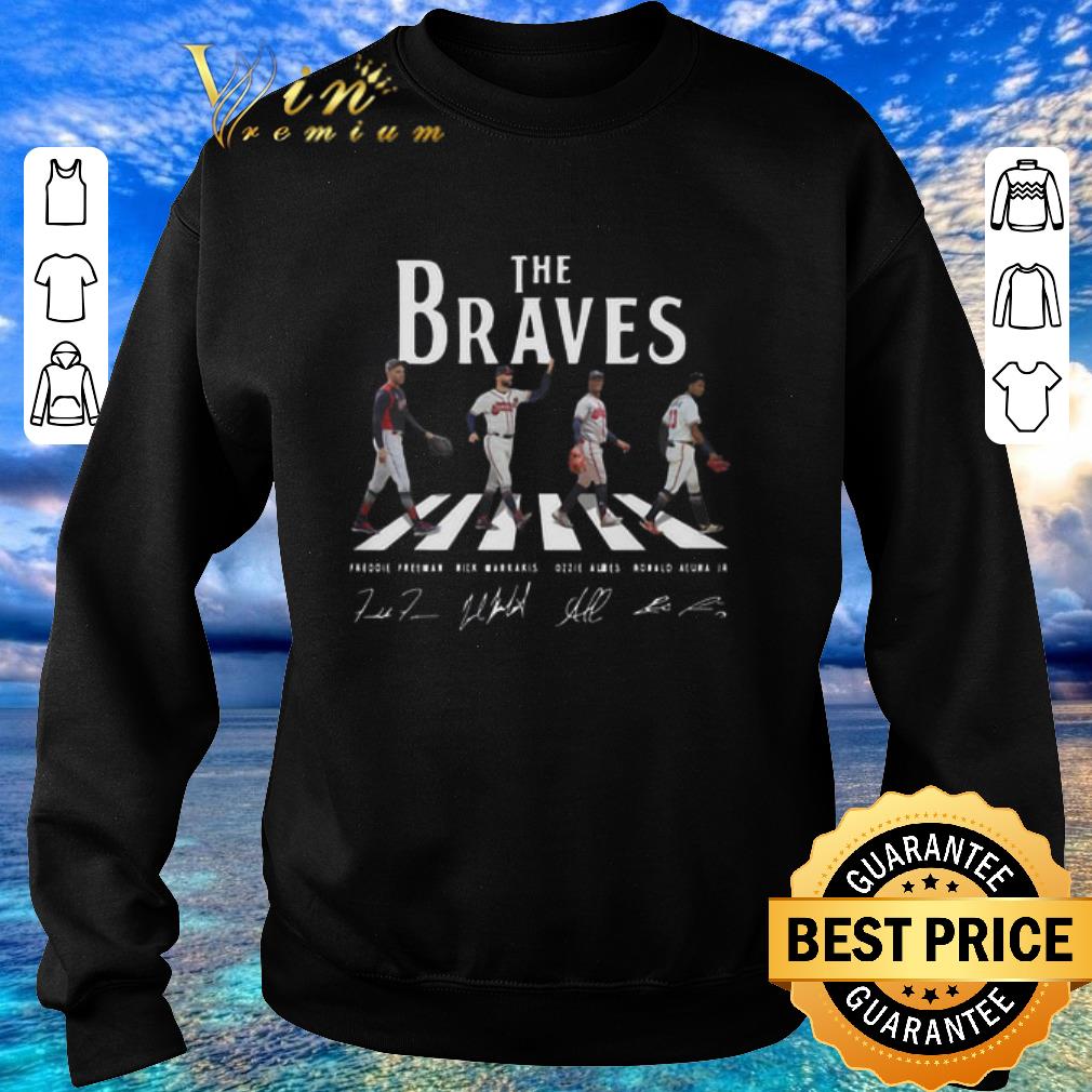 Official Signatures Atlanta Braves The Braves Abbey Road shirt 2020 4 - Official Signatures Atlanta Braves The Braves Abbey Road shirt 2020