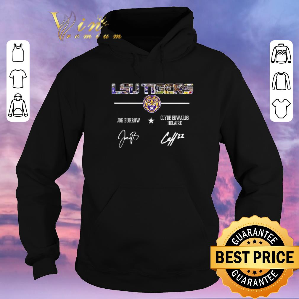 Official Signatures LSU Tigers Joe Burrow Clyde Edwards Helaire shirt Official Signatures LSU Tigers Joe Burrow Clyde Edwards Helaire shirt 4 - Official Signatures LSU Tigers Joe Burrow Clyde Edwards Helaire shirt