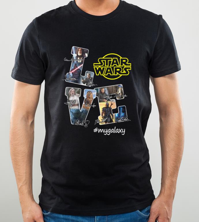 Official Star Wars My Galaxy Love Signatures shirt 4 - Official Star Wars My Galaxy Love Signatures shirt