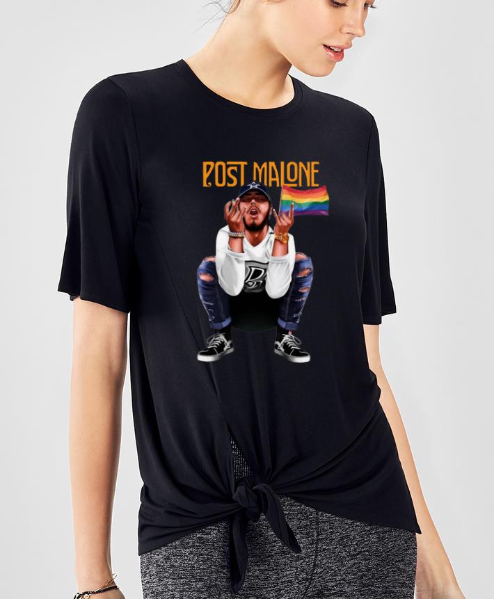 Original American Rapper LGBT Flag Post Malone shirt 4 - Original American Rapper LGBT Flag Post Malone shirt