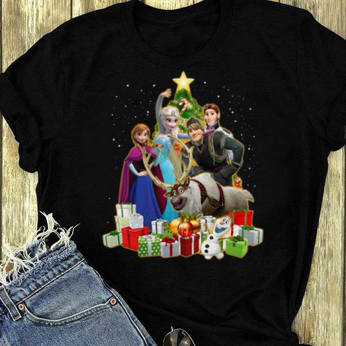 Original Frozen Characters Christmas Tree shirt 4 - Original Frozen Characters Christmas Tree shirt