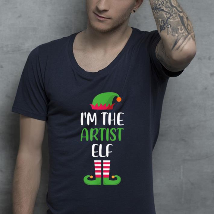 Original I m The Artist Elf Matching Family Group Christmas shirt 4 - Original I'm The Artist Elf Matching Family Group Christmas shirt