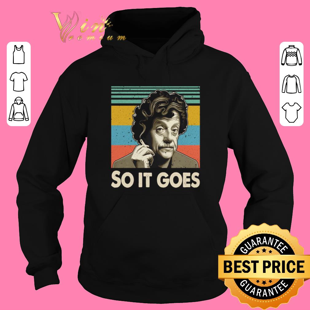 Original Kurt Vonnegut So it goes vintage shirt sweater 2019 4 - Original Kurt Vonnegut So it goes vintage shirt sweater 2019