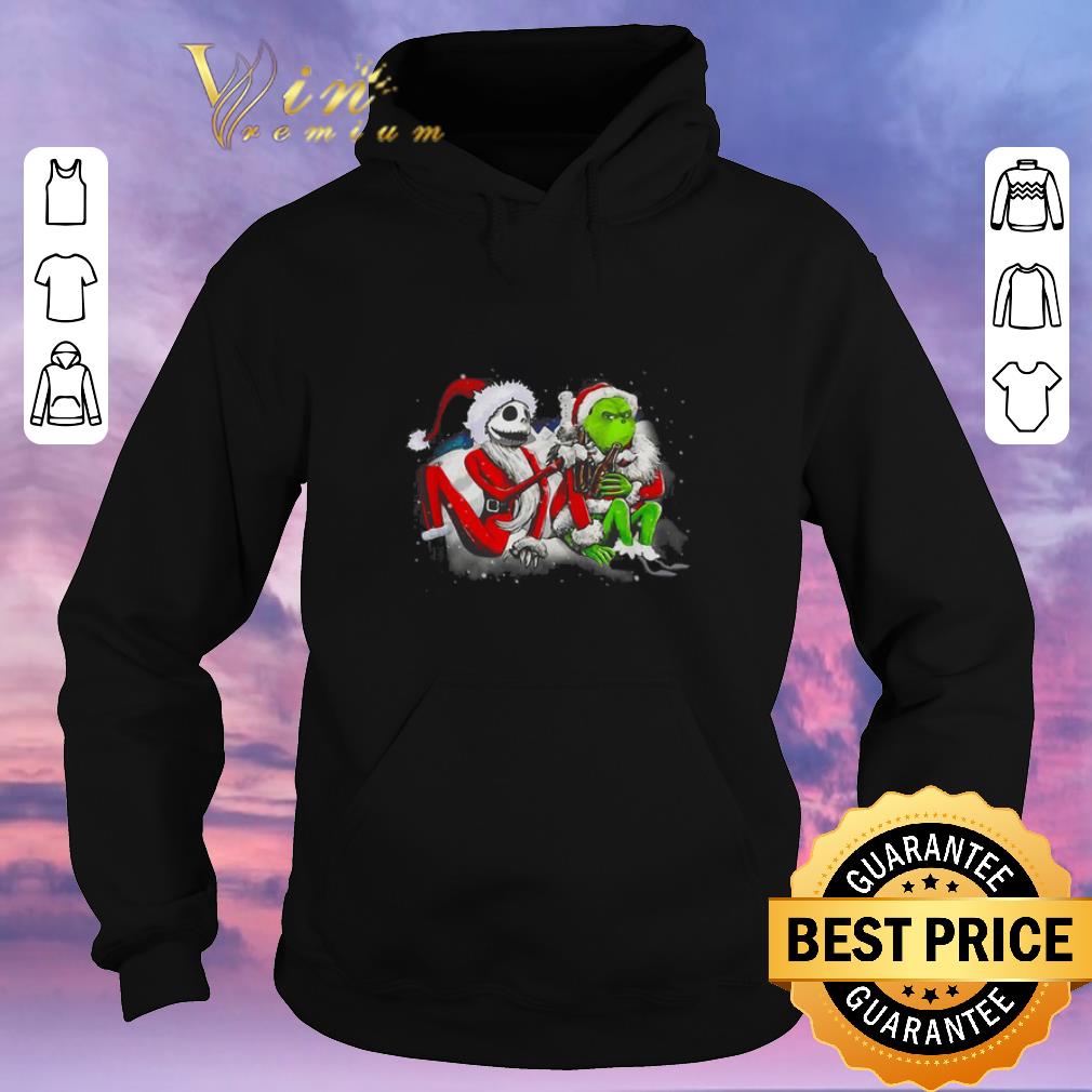 Original Merry Christmas Jack Skellington and Grinch shirt Original Merry Christmas Jack Skellington and Grinch shirt 4 - Original Merry Christmas Jack Skellington and Grinch shirt