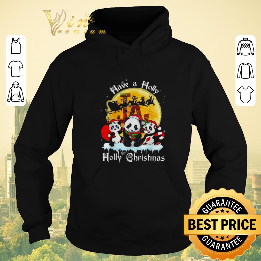 Original Panda have a holly jolly Christmas shirt sweater 4 - Original Panda have a holly jolly Christmas shirt sweater