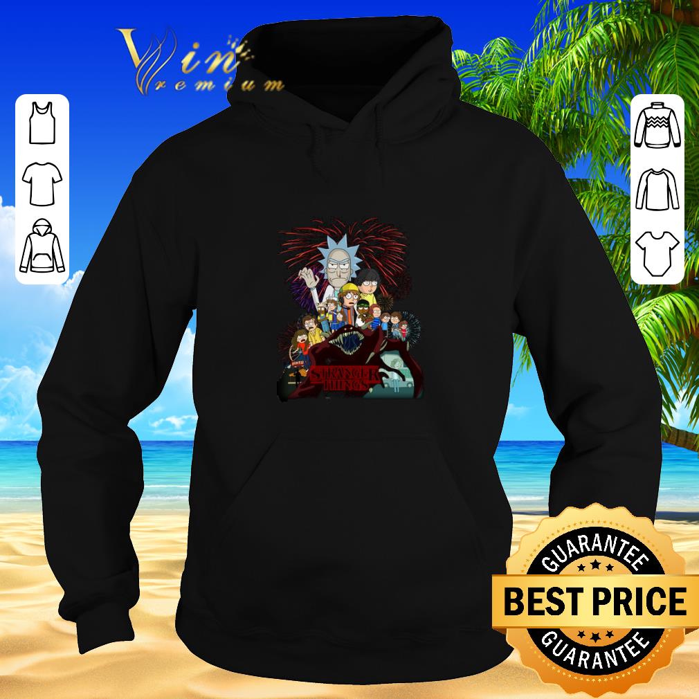 Original Rick and Morty version Stranger Things shirt sweater 2019 4 - Original Rick and Morty version Stranger Things shirt sweater 2019