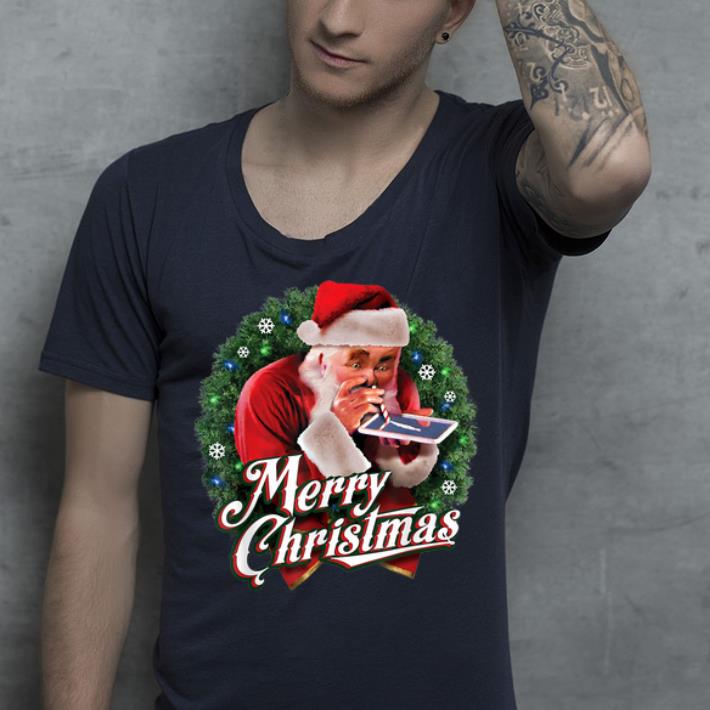 Original St Nick Santa Snorting Crack Cocaine On Christmas shirt 4 - Original St. Nick Santa Snorting Crack Cocaine On Christmas shirt