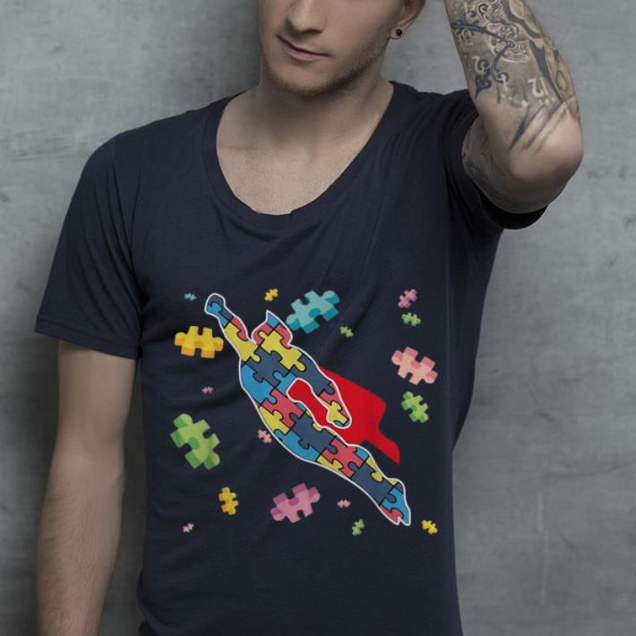 Original Superman Autism Awareness shirt 4 - Original Superman Autism Awareness shirt