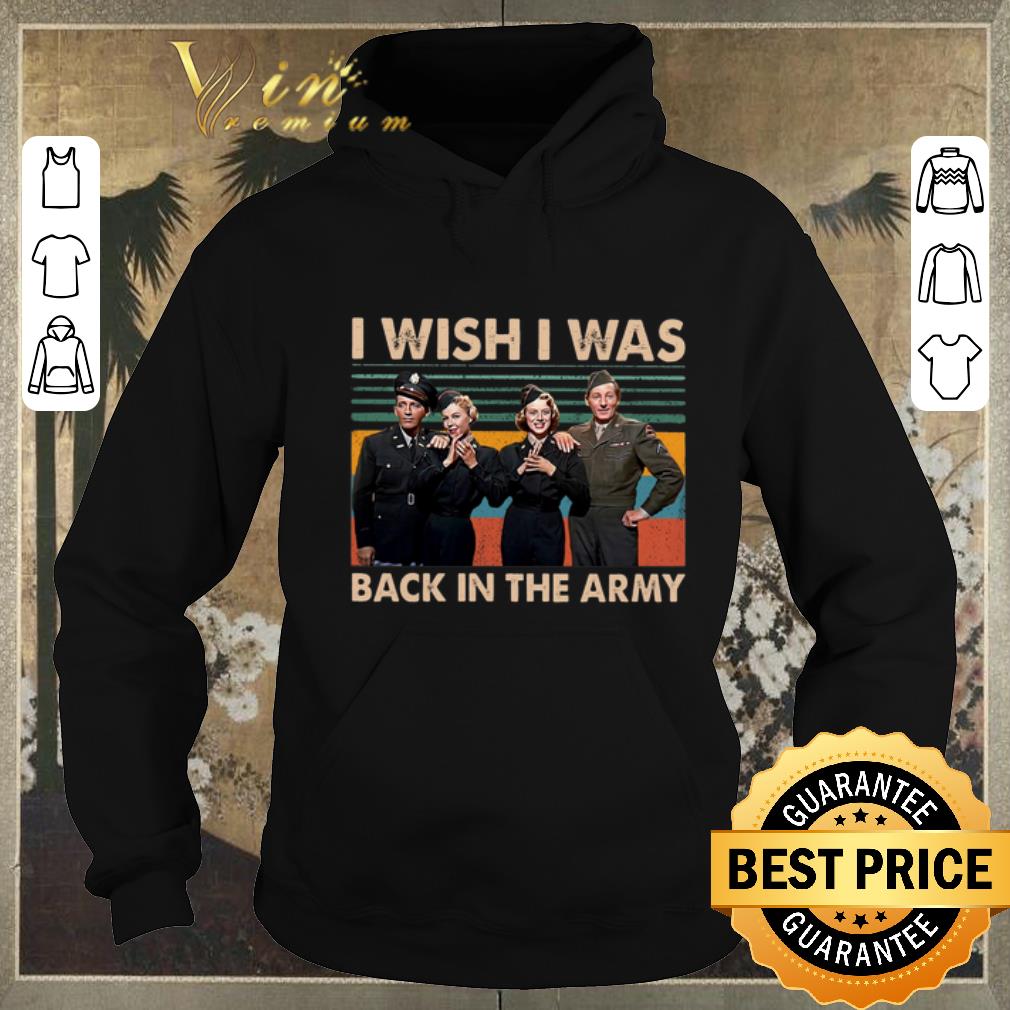 Original Vintage White Christmas I wish i was back in the army shirt 4 - Original Vintage White Christmas I wish i was back in the army shirt