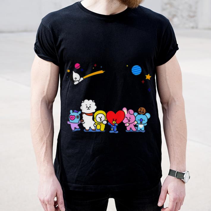 Premium BT21 BTS Cute Chibi Character Space Lover shirt 4 - Premium BT21 BTS Cute Chibi Character Space Lover shirt