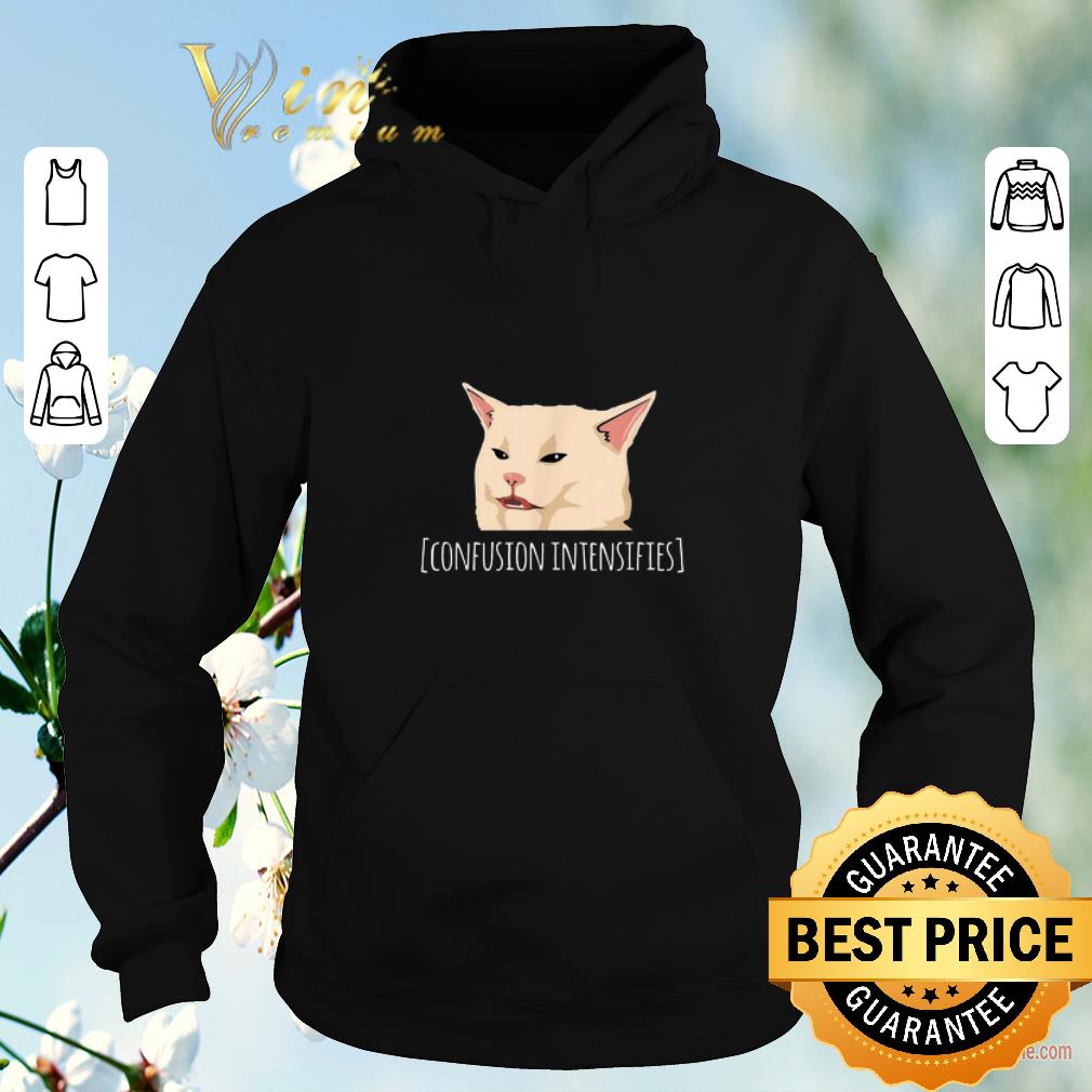 Premium Confused cat meme confusion intensifies shirt sweater Premium Confused cat meme confusion intensifies shirt sweater 4 - Premium Confused cat meme confusion intensifies shirt sweater