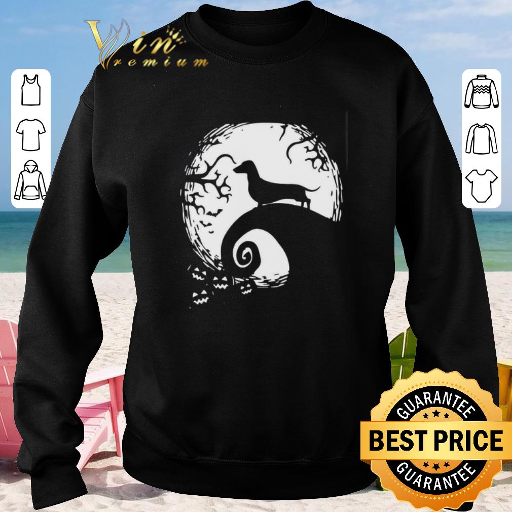 Premium Dachshund dog and moon Halloween shirt 2020 4 - Premium Dachshund dog and moon Halloween shirt 2020