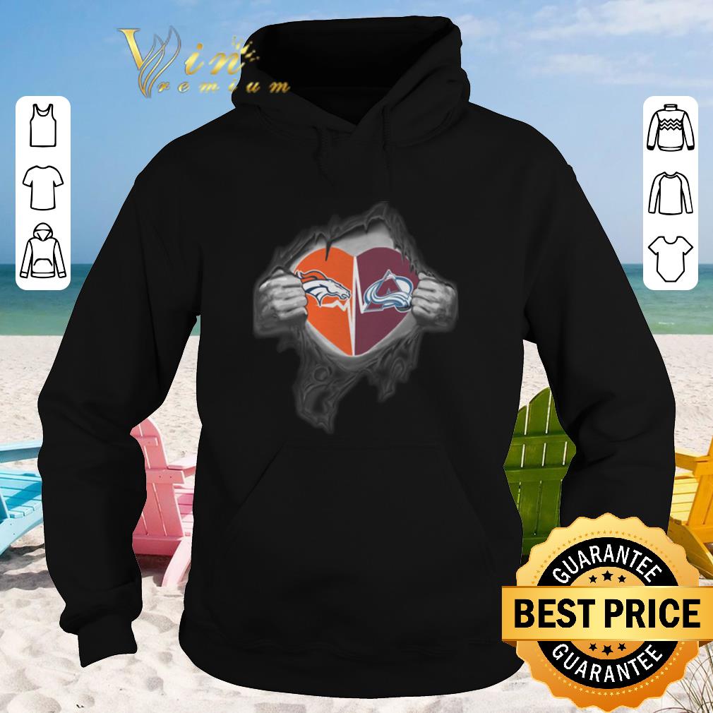 Premium Denver Broncos Colorado Avalanche inside my heart shirt sweater 2019 4 - Premium Denver Broncos Colorado Avalanche inside my heart shirt sweater 2019