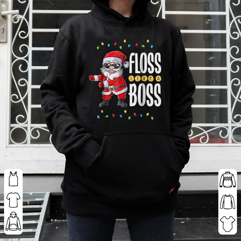 Premium Floss Like A Boss Flossing Santa Claus shirt 4 - Premium Floss Like A Boss Flossing Santa Claus shirt