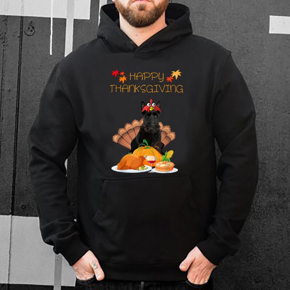 Premium Happy Thanksgiving Day Scottish Terrier Gift Funny Turkey shirt 4 - Premium Happy Thanksgiving Day Scottish Terrier Gift Funny Turkey shirt